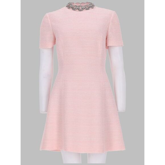 VALENTINO Dresses & Skirts - Valentino Women Abito Corto In Crinkle Cotton Tweed
